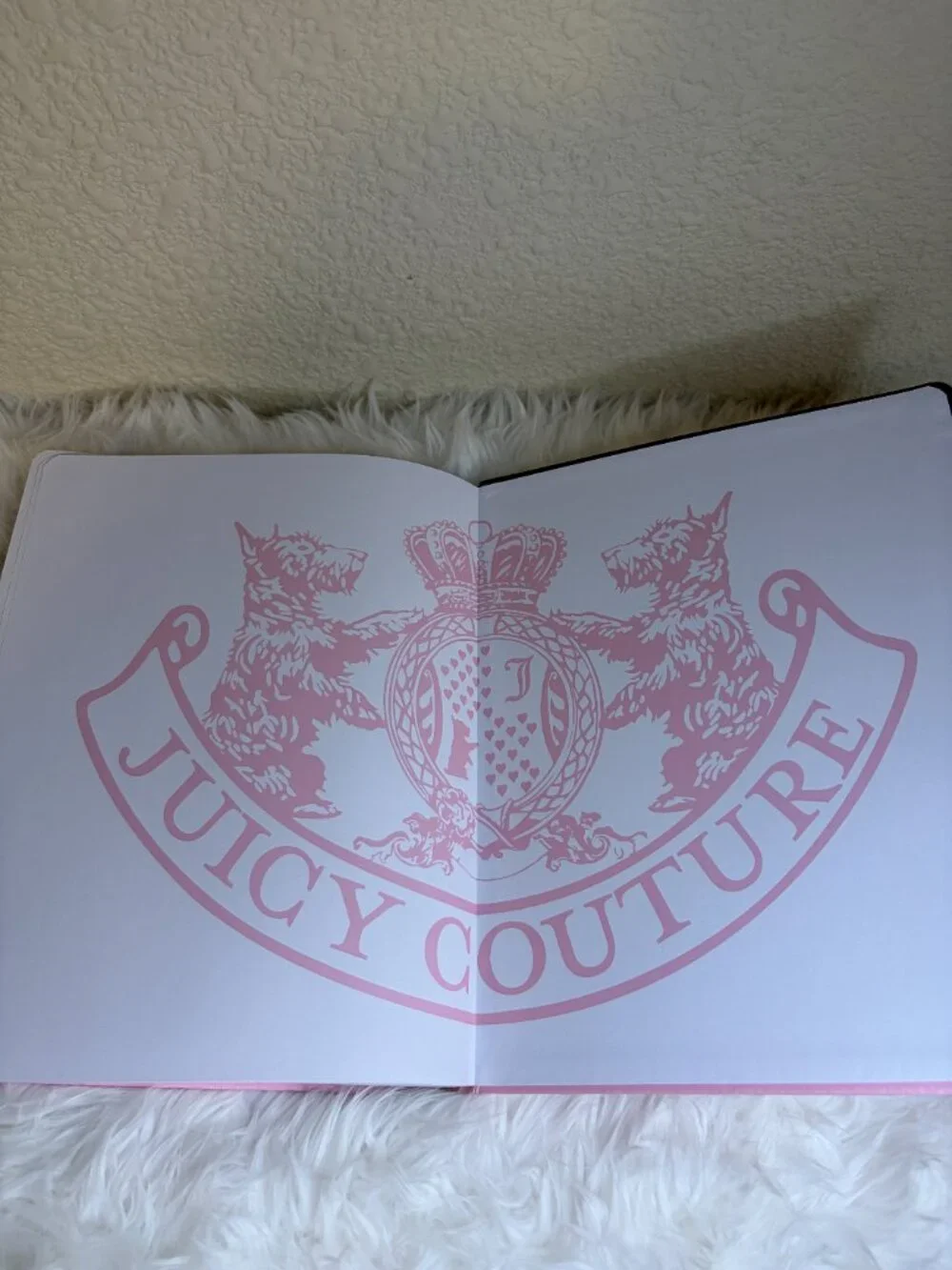 Juicy Couture Home Pink Brown Sketchbook 120 Sheets Acid Free Paper NWT